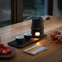 半壶清欢丨日式功夫茶具套装家用复古温茶炉茶壶茶杯小型煮茶壶