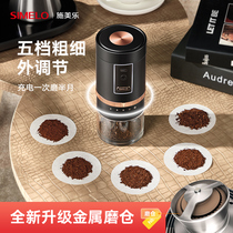 德国simelo咖啡豆研磨机咖啡研磨器自动咖啡机磨豆便携电动磨豆机