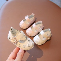 夏季婴儿鞋子一岁女宝宝学步鞋夏0-6-12个月婴幼儿凉鞋防滑公主鞋
