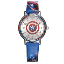 Disney/迪士尼复仇者联盟 儿童手表 美国队长盾牌石英表218饰品
