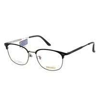 精工近视眼镜架全框纯钛超轻复古男女款商务眼镜框配镜成品HC3012