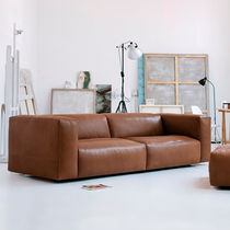 ZOLA现代简约头层牛皮沙发真皮三人沙发客厅组合真皮沙发北欧