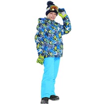 童冲锋衣裤套装跨境电商新款PHIBEE菲比小象儿童滑雪服套装加厚男