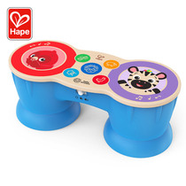 Hape智能触感多功能电子鼓宝宝手拍鼓婴儿童益智玩具音乐0-1岁6月