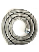 整卷灰色加厚台标包塑金属软管蛇皮管穿线管电线保护波纹管套管