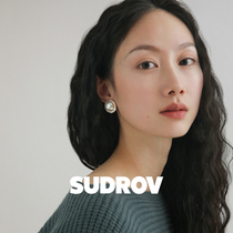 SUDROV素觉设计师品牌小众设计轻奢马贝耳钉女银耳饰高级感耳环