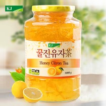 韩国KJ国际蜂蜜柚子茶1000g 韩国蜂蜜柚子茶 75%柚子含量冲饮果茶