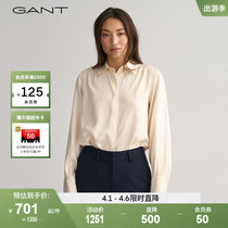 GANT甘特2023秋冬新款女士气质优雅长袖衬衫|4300260