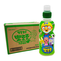 韩国进口 啵乐乐 啵啵乐苹果味235ml*24瓶儿童果味饮料整箱
