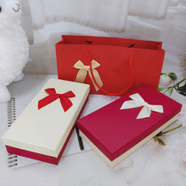 礼盒空盒子伴手礼包装盒丝巾生日礼品盒手套袜子便宜高档礼物盒