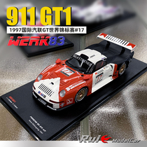 特价1:18 Werk83保时捷911 GT1 1997国际汽联GT世界锦标赛#17车模
