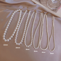 法式慵懒珍珠项链女小众高级感气质百搭锁骨链2024年新款脖子颈链