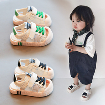 宝宝夏季凉鞋包头学步鞋儿童鞋子男童软底婴儿鞋1一2岁女童小童鞋