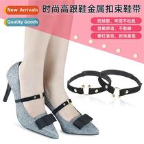 Lazy free inati high heels anti-drop heel harness lace femal