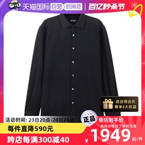 【自营】中古全新未使用杰尼亚 ZEGNA 男士休闲平纹针织长袖衬衫