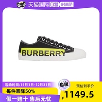 【直营】BURBERRY博柏利女士棉质徽标印花运动鞋8038906