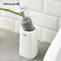 免打孔马桶刷可替换卫生间马桶杯底座套装北欧厕所刷头厕所刷子