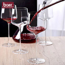 Baer手工高脚杯2个一对欧式个性家用醒酒器套装水晶葡萄酒红酒杯