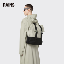 Rains 丹麦潮牌防水背包 电脑包男双肩包通勤包女 Buckle MSN Bag