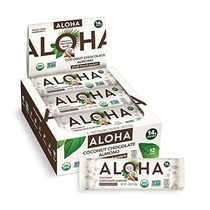 ALOHA Organic Plant Based Protein Bars - Coconut Almond，