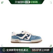 韩国直邮FENDI24SS平板鞋女8E8505 AMF1BLUE