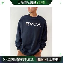 日本直邮RVCA 男女同款卫衣 品牌logo设计 舒适宽松 裏起毛保暖