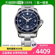 【日本直邮】维氏]手表 MAVERICK不锈钢蓝色表盘不锈钢241602男士