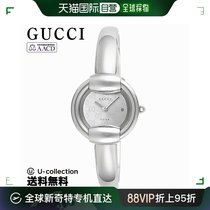 【99新未使用】日本直邮GUCCI 古驰 石英女士银色 YA014512 手表