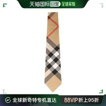 【99新未使用】香港直邮Burberry 巴宝莉 男士 经典剪裁格纹领带