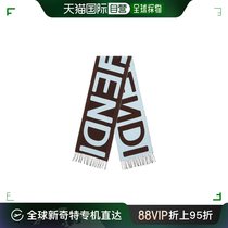 香港直邮Fendi 羊毛徽标围巾 FXT415AQCN