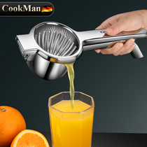 榨汁器304不锈钢榨汁机手动柠檬夹挤压水果汁石榴橙汁家用压汁器