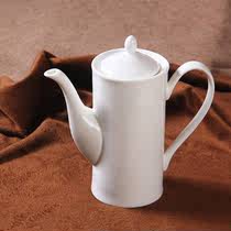 纯白唐山骨瓷陶瓷大容量澳式茶壶陶瓷咖啡壶咖啡杯糖缸奶缸速溶