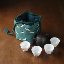 茶具收纳旅行露营户外便携办公室功夫茶具泡茶壶茶杯