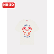 KENZO24春夏新品中性男女同款大象图案经典版型休闲套头T恤