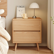 加高床头柜小型实木生态板卧室家用现代简约床边置物储物收纳柜子