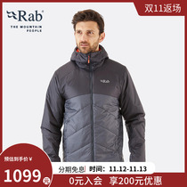 RAB睿坡Xenon 2.0男士户外高蓬松保暖快干透气棉服夹克 QIO-94
