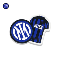国际米兰足球俱乐部冰箱贴磁吸亚克力球衣队徽设计贴纸