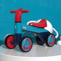 儿童骑的小车小孩子宝宝四轮无脚踏滑行车婴幼儿网红平衡车扭扭车