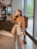 学院风短裤秋季套装2020年新款女韩版学生时尚洋气减龄上衣两件套