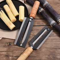 超快碳钢甘蔗刀超大号不锈钢削皮刀加厚凤梨菠萝刀刨刀刮皮器刀具