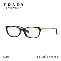 Prada光学镜架近视眼镜黑色女款0PR 27RV 亮视点眼镜
