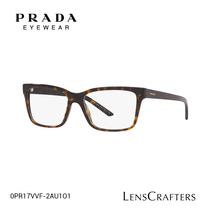 Prada光学镜近视眼镜板材长方形女款0PR 17VVF
