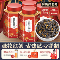 绿大师 桂花红茶 窨制桂花茶野茶小种红茶浓香型新茶叶共500g