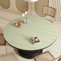 纯色硅胶圆桌桌垫圆形餐桌垫小茶几垫子圆桌布防水防油免洗高级感