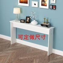 长条桌20/30/40cm宽靠墙窄书桌卧室小户型床尾夹缝桌经济型床边桌