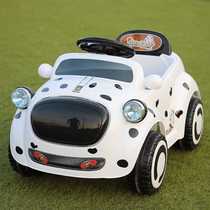 高档儿童电动车四轮遥控汽车1-3岁男女宝宝卡通婴儿音乐玩具车可