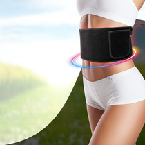 跨境LED红光理疗腰带热敷脉冲震动暖宫护腰带红外线减脂瘦身腰带