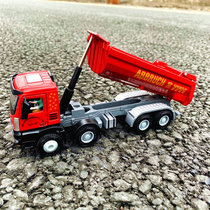 合金工程车模型1:50翻斗车运输卡车自卸车玩具金属仿真汽车装卸车
