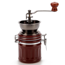 家用陶瓷罐磨豆机手摇咖啡豆磨豆机磨粉机研磨机小型咖啡粉磨粉机
