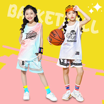 儿童篮球服女童球服女款套装定制大中童4-12岁球衣篮球男童篮球衣